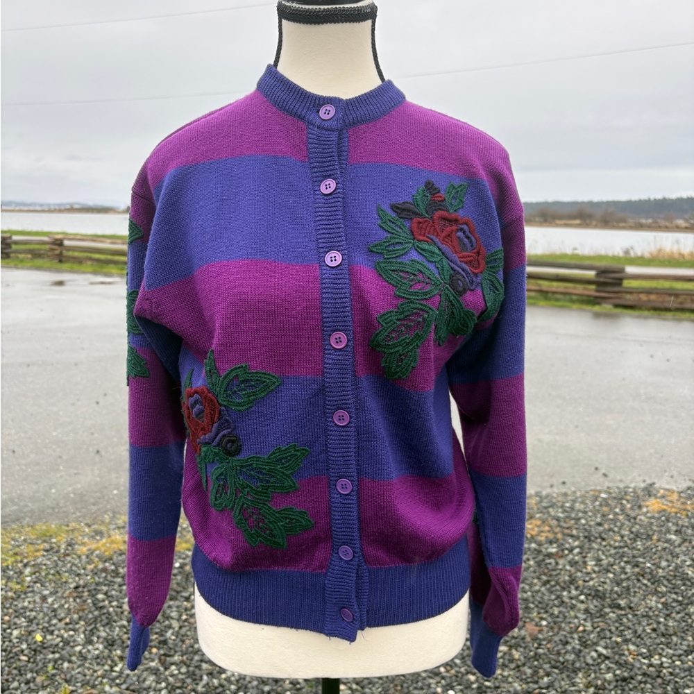 Joseph Ho Studio 100% Wool Cardigan - Picture 1 of 10